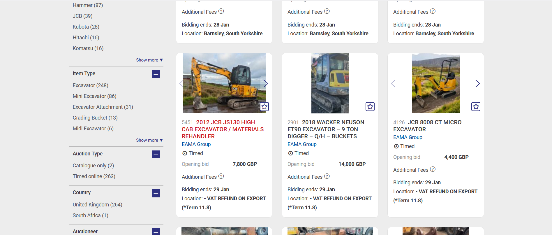 Industrial & Commercial Auctions